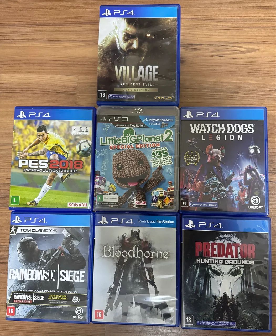 Lote de jogos 7 jogos Combo PS4 e PS3 - Jogos de Vídeo Game - Vila