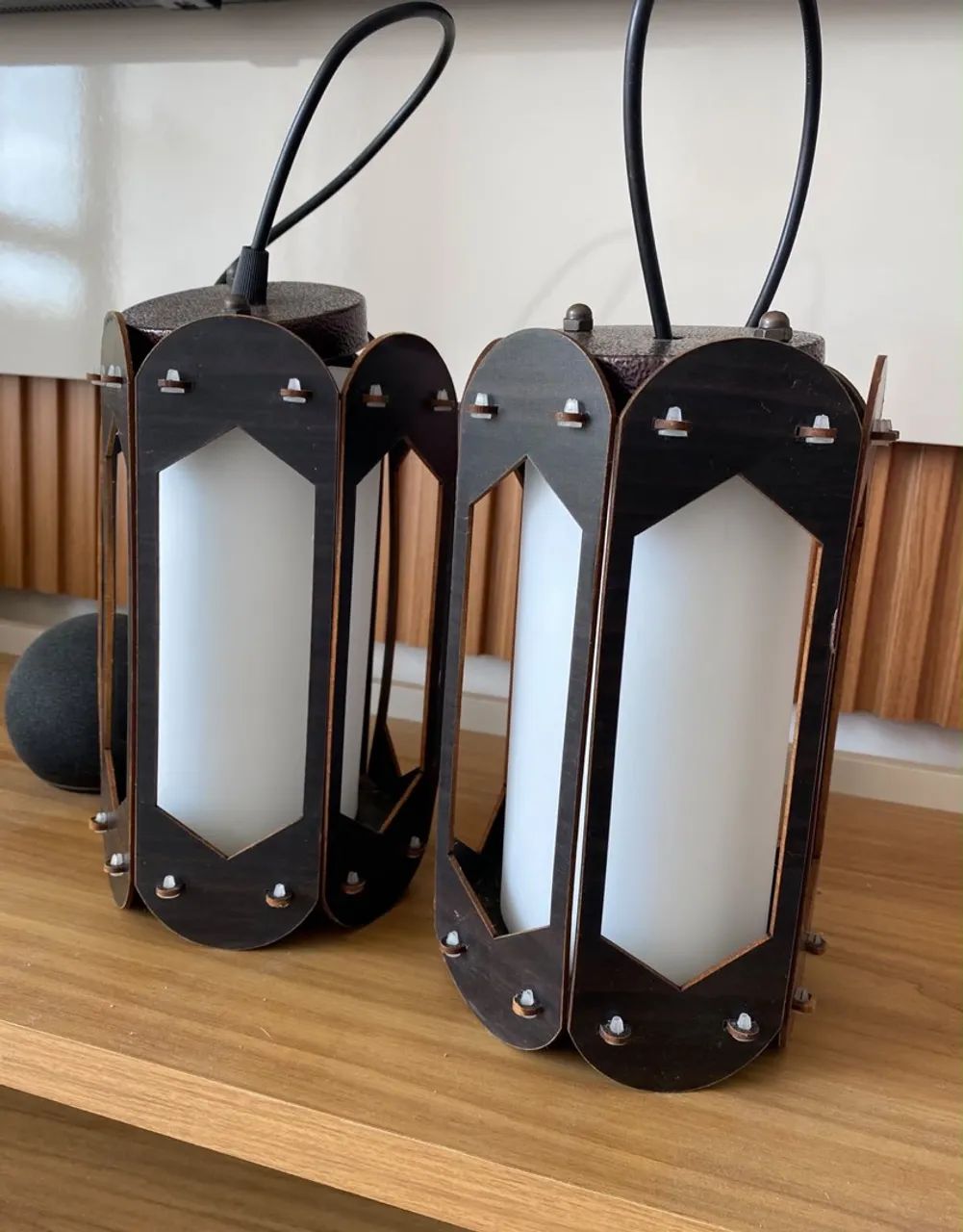 2 Luminárias de Teto