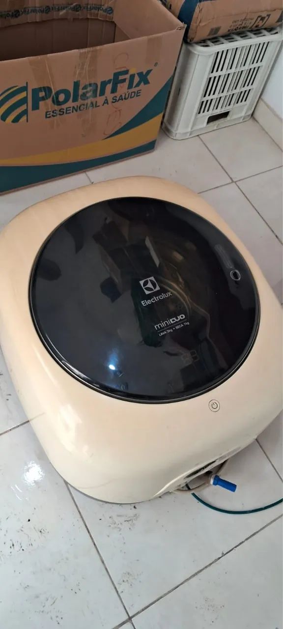 Máquina de Lavar Mini Duo lava e Seca Seminova 3 Kg Motor Home ou Espaços pequenos - Foto 3