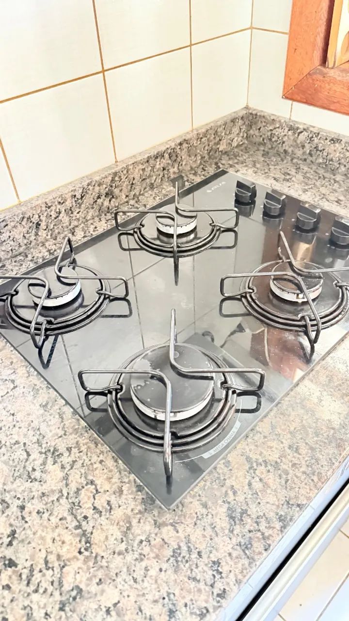 Fogão cooktop 4 bocas 