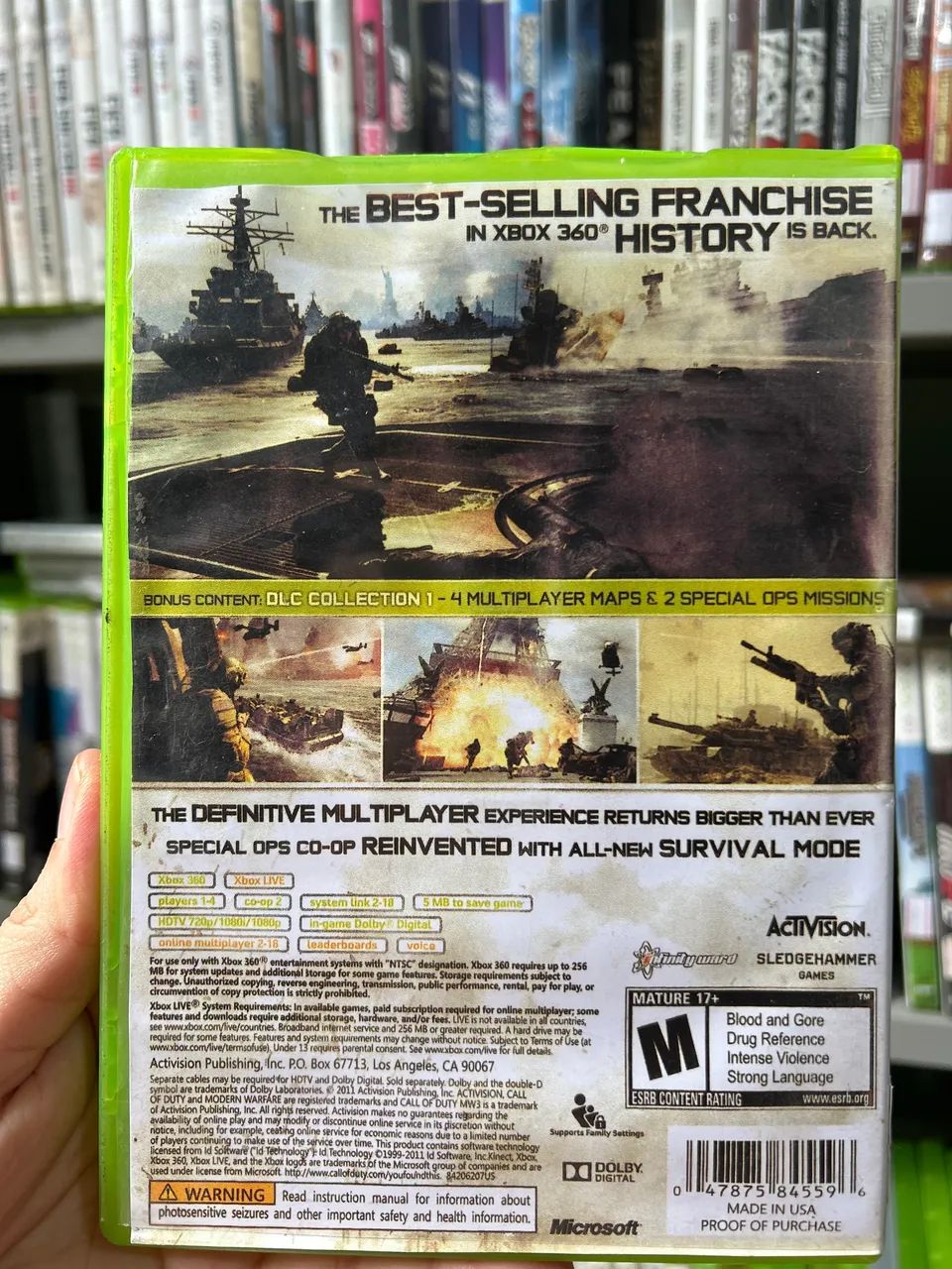 Call of Duty MW3 Xbox 360 (capa reimpressa) - Foto 2