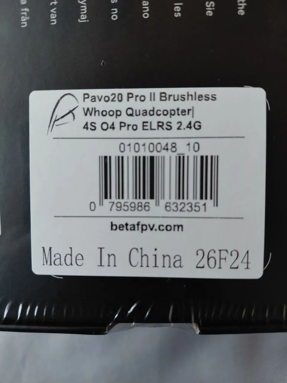 Novo Drone Pavo20 Pro II 4S 04 Pro ELRS 2.4G - Foto 2