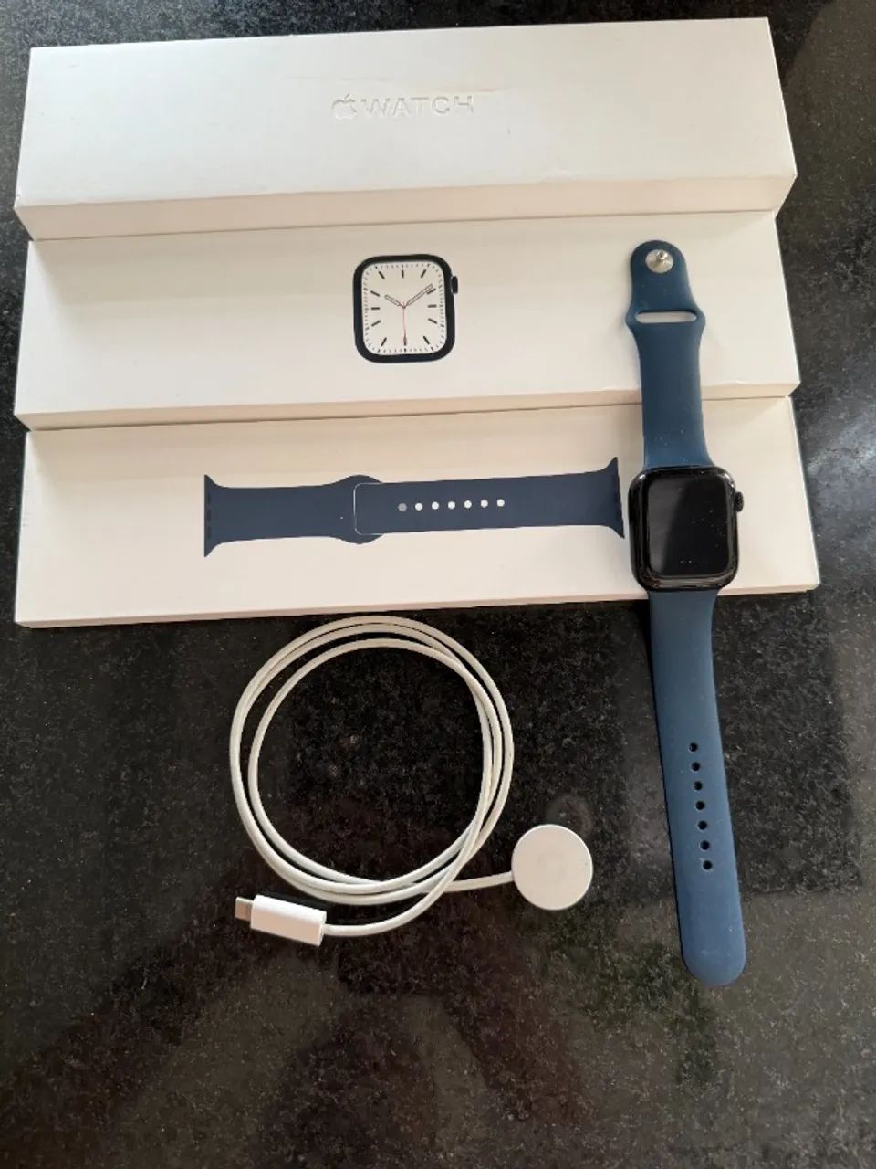 Apple Watch Series 7 45mm GPS + Cellular Midnight A2477 - Foto 2
