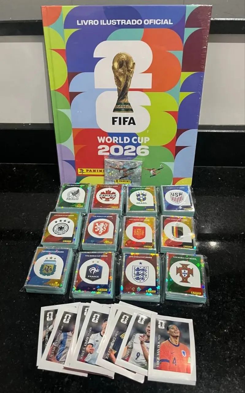 Álbum capa dura copa 2026 completo