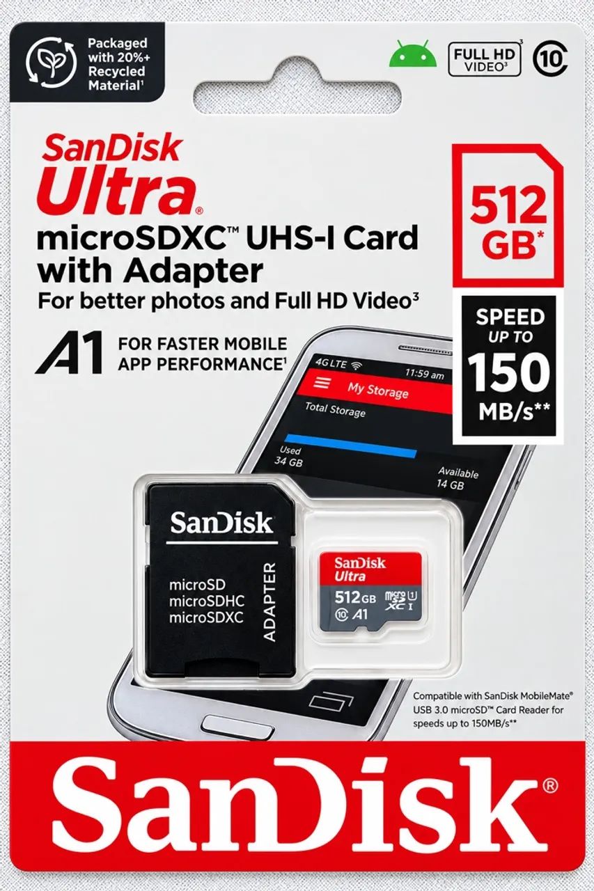 CARTÃO DE MEMÓRIA 512GB
