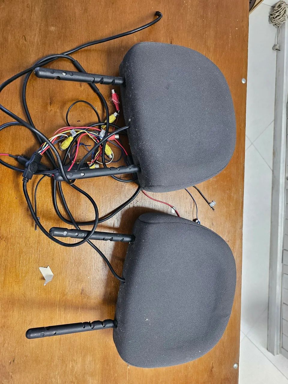 2 Telas de 7 polegadas automotiva com encosto de cabeça  - Foto 2