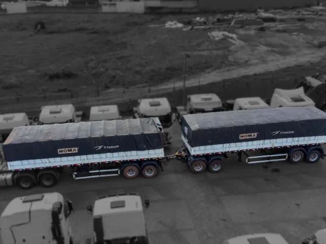 CARRETA GRANELEIRA NOMA 9 EIXOS COM DOLLY REBAIXADO - 25,70M - 2021/2022 - SEM PNEUS! - Foto 4