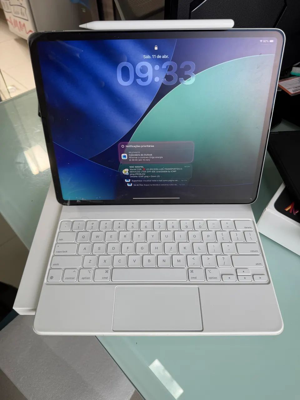 Ipad pro 12.9 m2 apple pencil 2 magic keyboard - Tablets e E