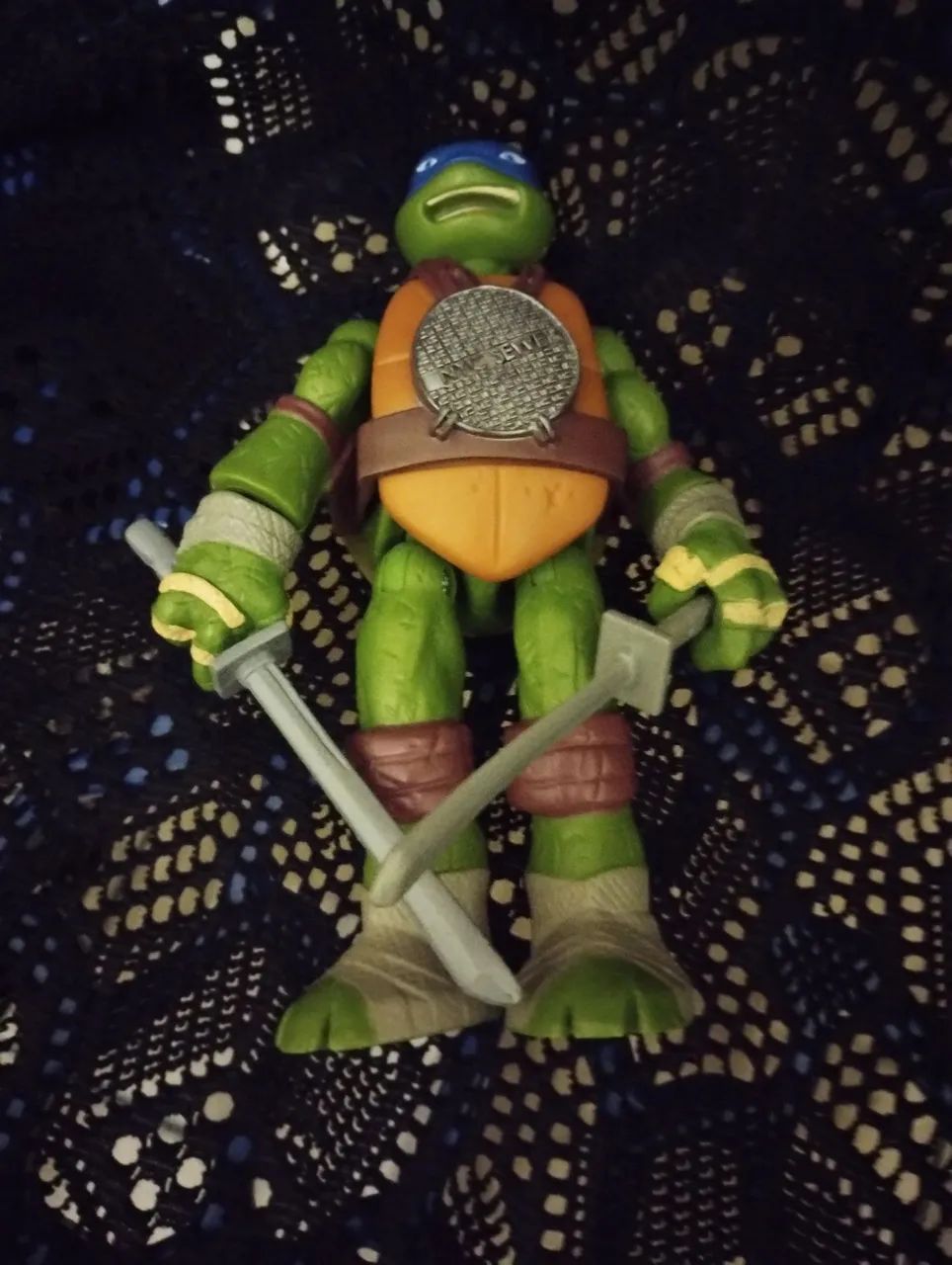 Boneco Leonardo Tartaruga Ninja. - Foto 5