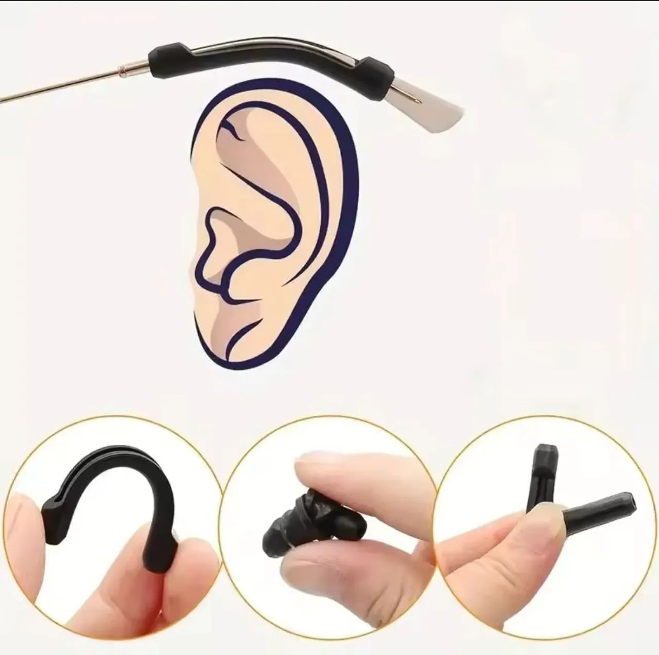 Suporte para óculos Ante queda 