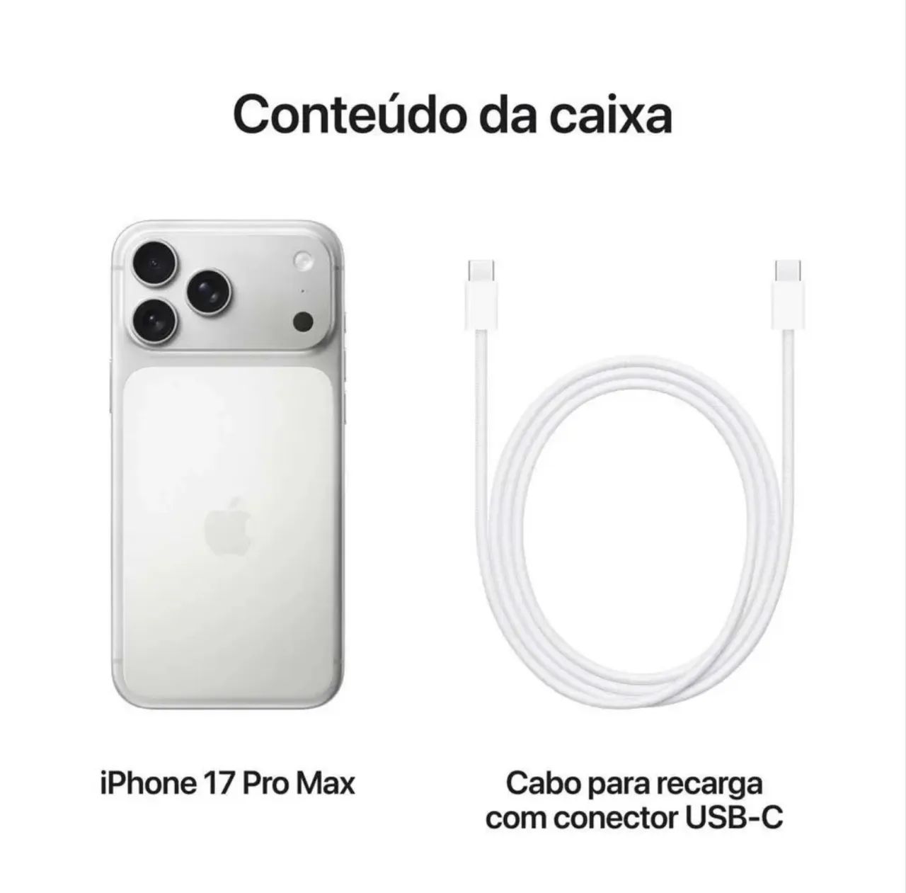 NOVO Iphone 17 ProMax 256gb Laranja e Silver - Foto 2