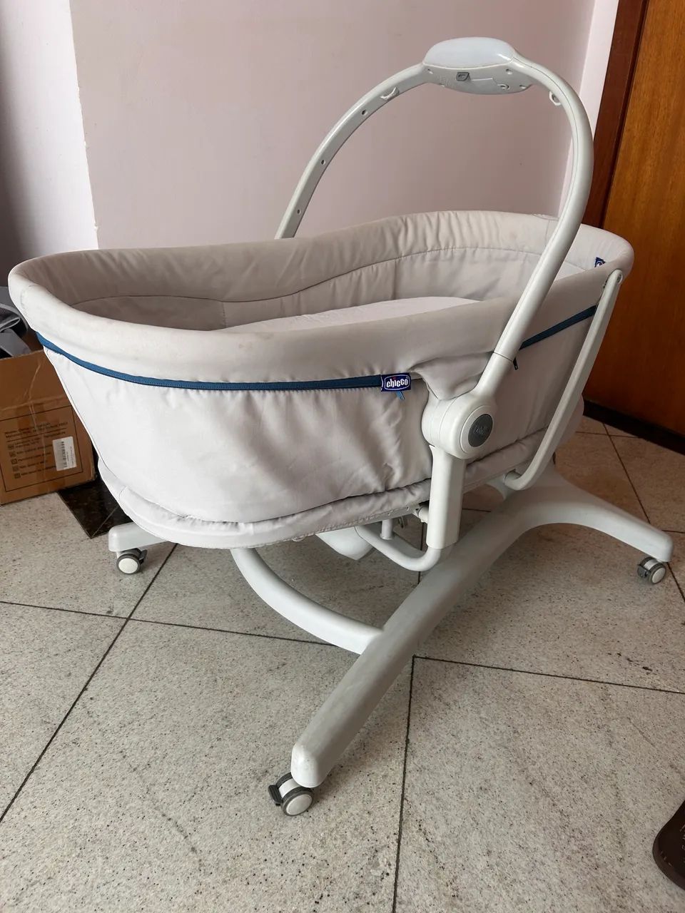 Berço chicco com colchão Ortobom - Foto 4