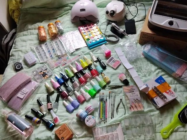 Kit unhas fibra de vidro 
