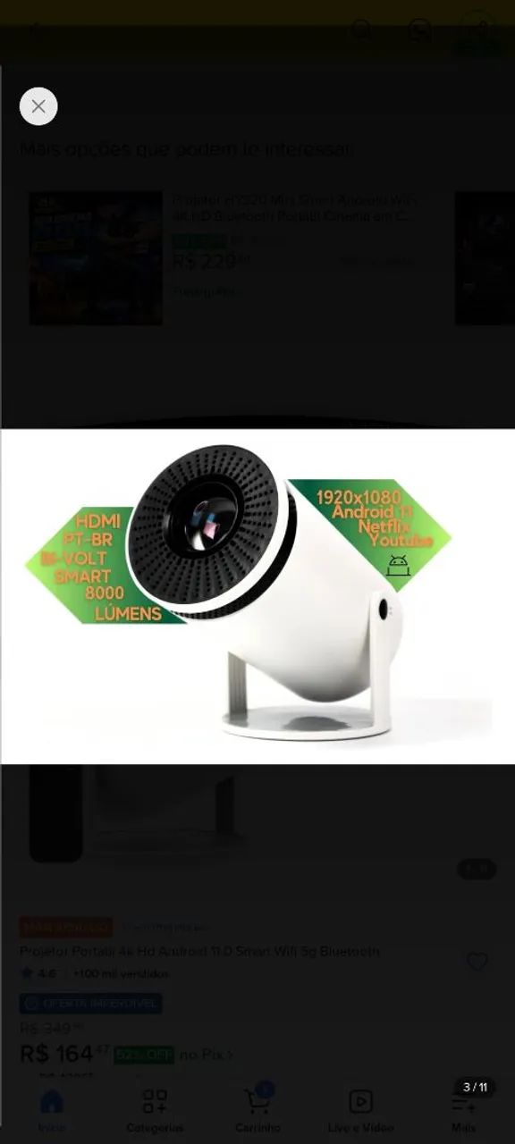 Projetor HD - Foto 2