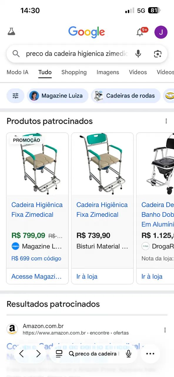 cadeira higiênica  - Foto 3