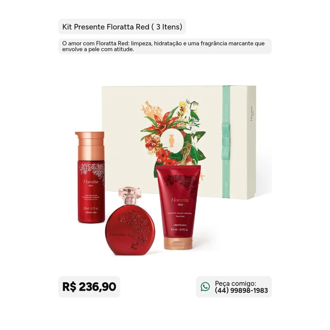 Presente floratta red
