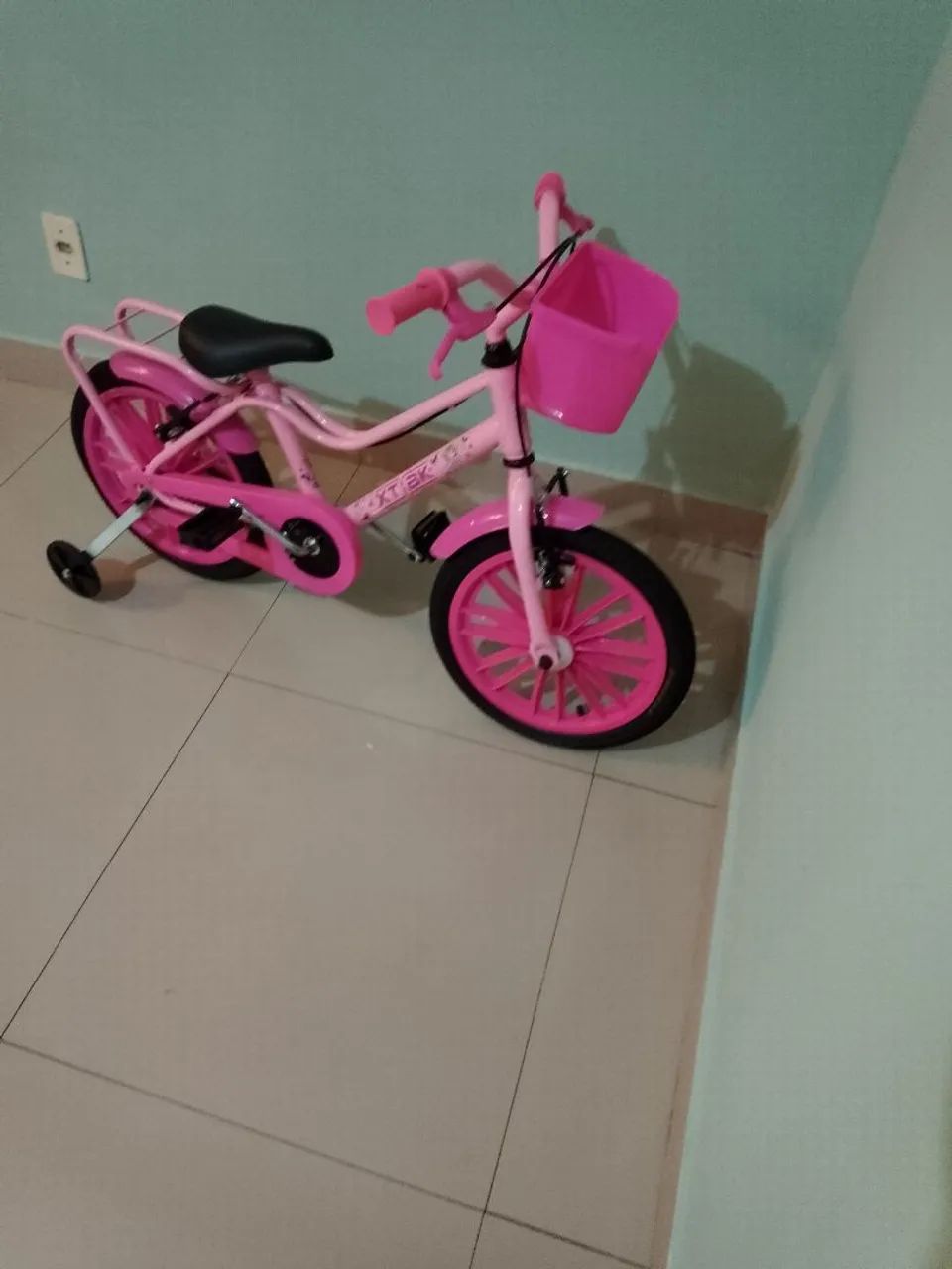 Bicicleta infantil rosa