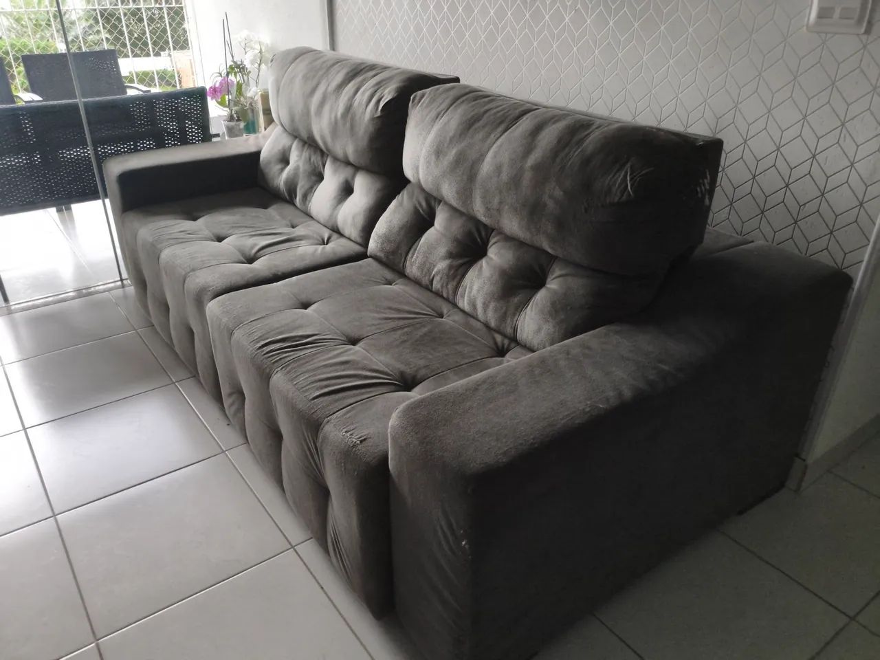Doaçao sofá 2.40 cm  (para retirada) - Foto 3