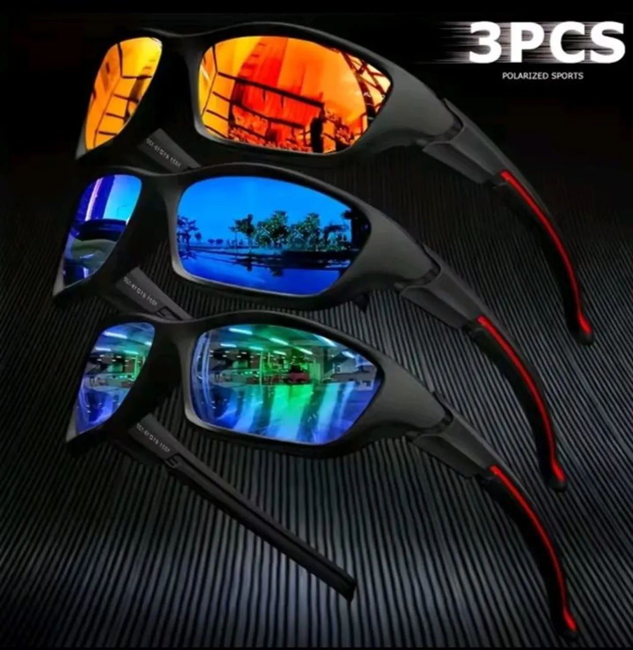 Óculos de Sol Esportivo Polarizado - Proteção e Estilo - Foto 4