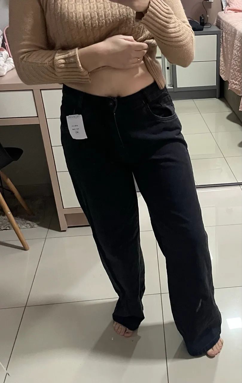 Calça wid  nunca usada tamanho 40 - Foto 3