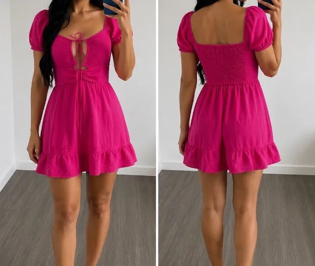 Vestido rosa PP