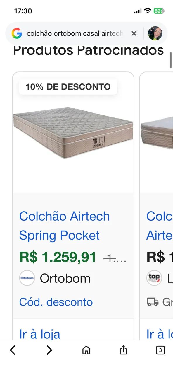 Colchão Ortobom novo - Foto 4