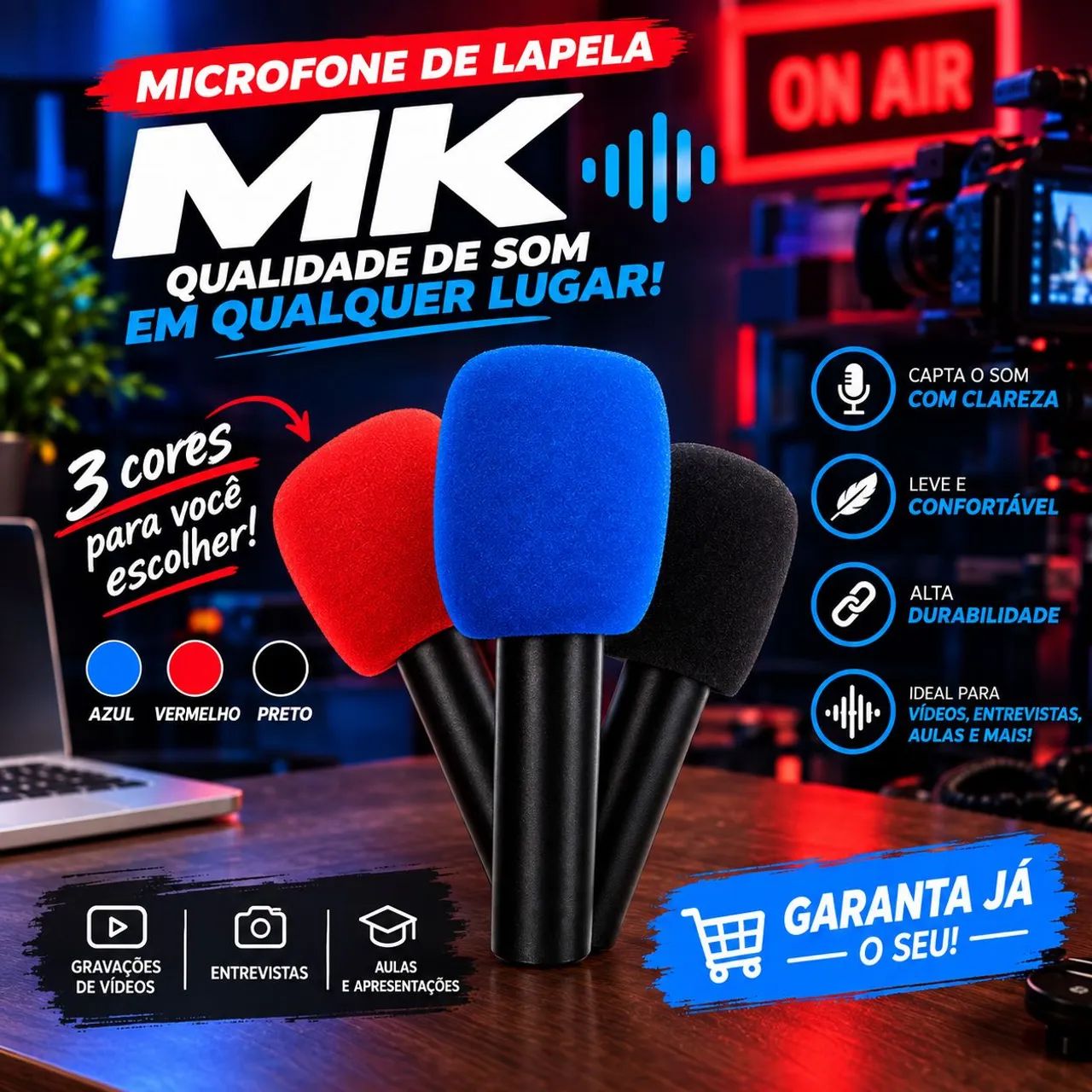 Microfone 3d