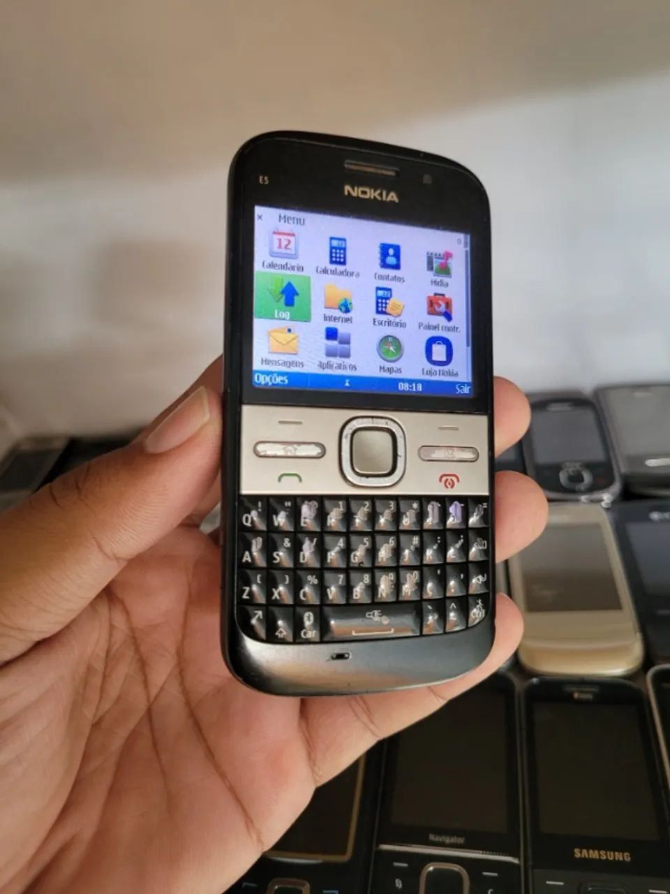 Nokia E5 Symbian Black - Clássico QWERTY Retrô - Item de Coleção