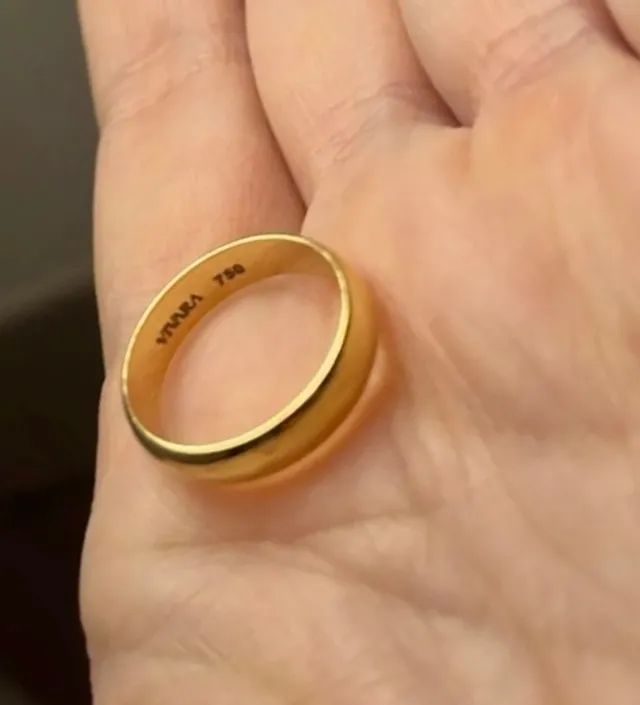 Aliança ouro vivara