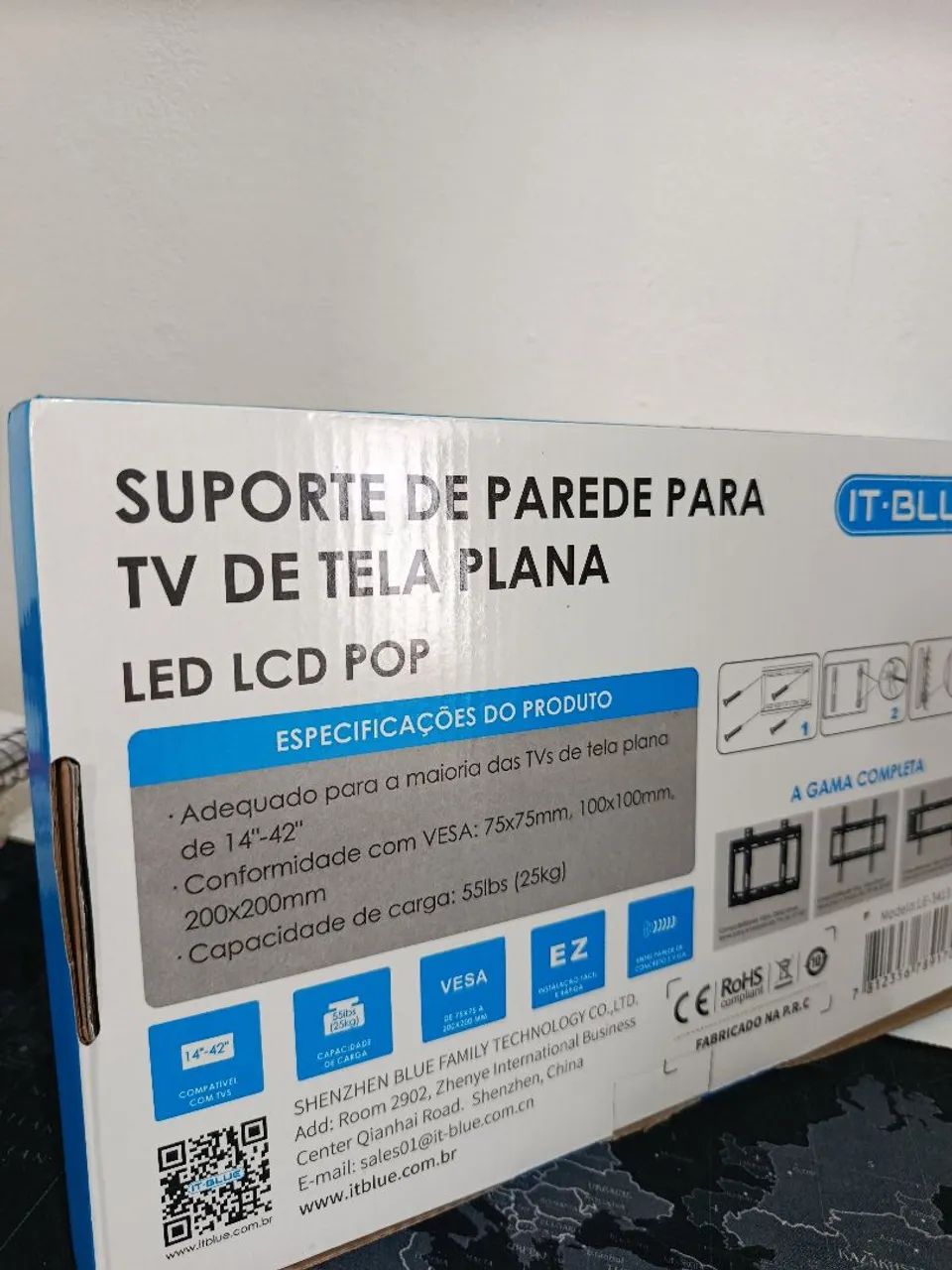 Suporte fixo de parede para TVs de 14" até 42" polegadas / SUPER OFERTA  - Foto 2