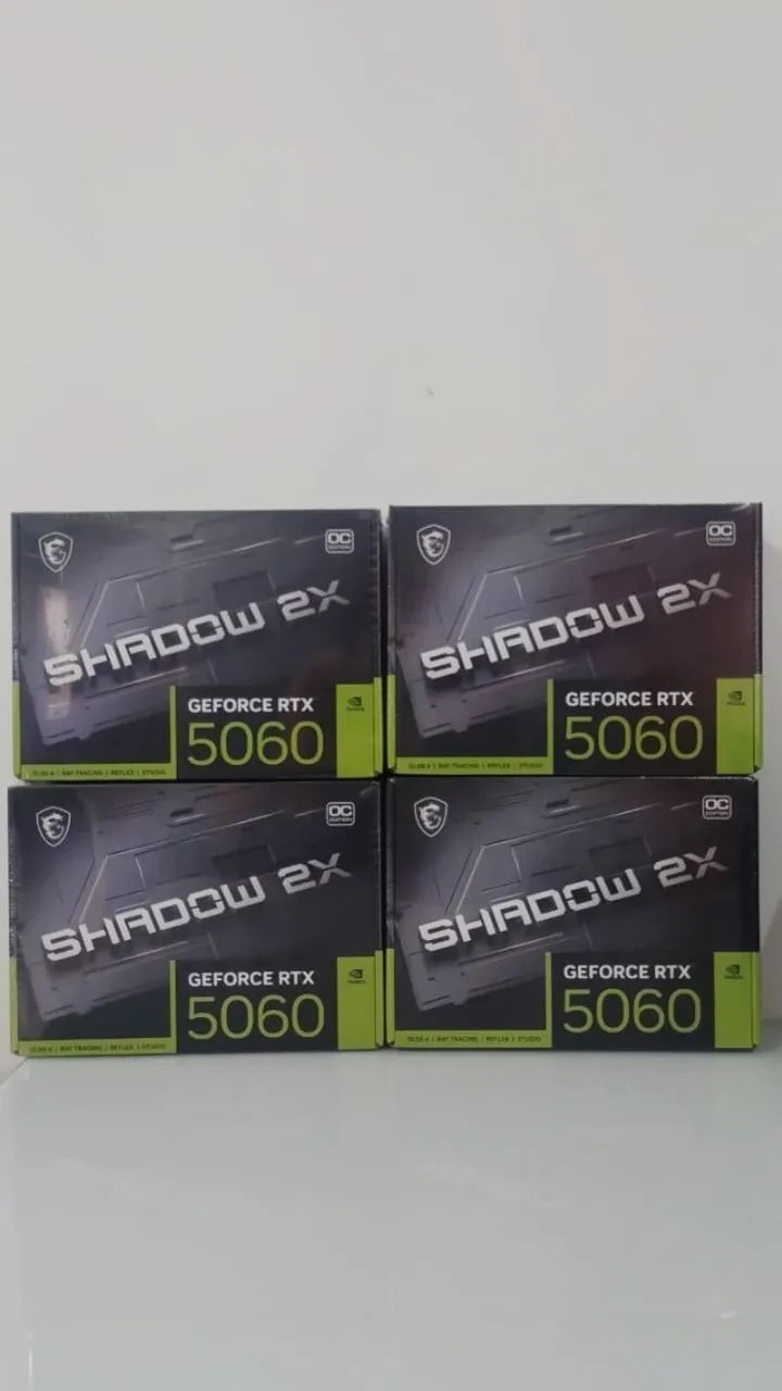 RTX 5060, MSI, SHADOW 2X - LOJA CONCEITUADA
