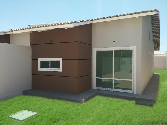 Casa plana no Eusébio, Terreno 7X44 - Foto 2