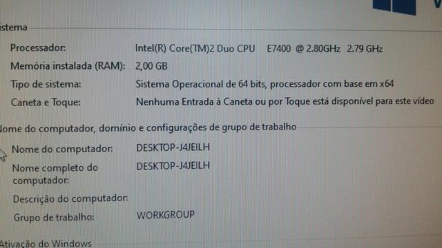 Computador Core 2 duo E7400 2GB Ram Hd de 500 GB Parcelo 10X no cartão - Foto 2