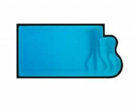 MGP-02640 Piscina fibra 7,00 x 3,20 x 1,40m Alpino