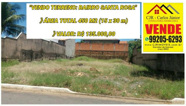 Terreno com 450 m² no bairro Santa Rosa.