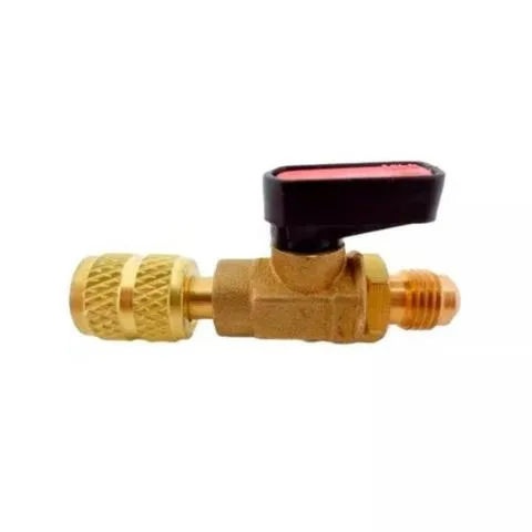 Válvula Bola 1/4 M Sae X 1/4 F Sae Registro Esfera Dugold