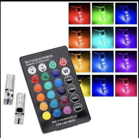 Lâmpada t10 rgb