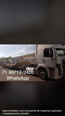 Transporte de máquinas e equipamentos pesado