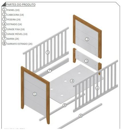 Berço / Mini cama - Gran Vitória - Cia do Movel - Foto 2