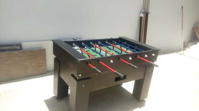 Mesa Pebolim MDF Cor Preta Mod. NUWW5225 - Foto 2
