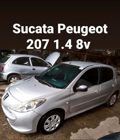Sucata Peugeot 207 1.4 8v para retirada de peças