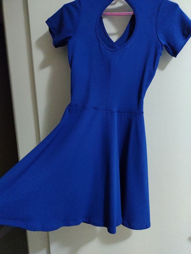 Vestido Azul soltinho M com bojo  - Foto 2