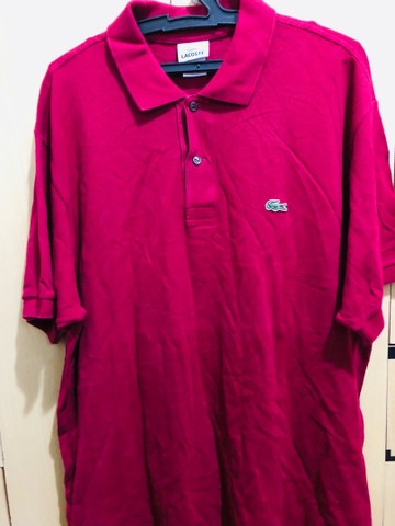 Polo Lacoste Vinho Original