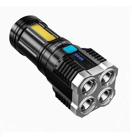 Lanterna Led Recarregavel Para Caminhada Pesca Camping Bm-8514