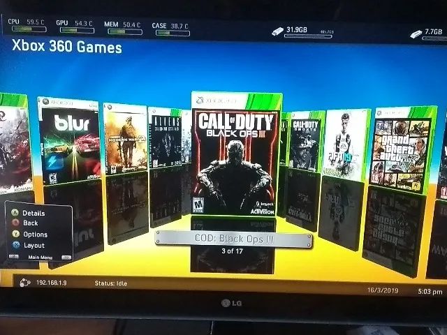 hd xbox 320 gb  para rgh