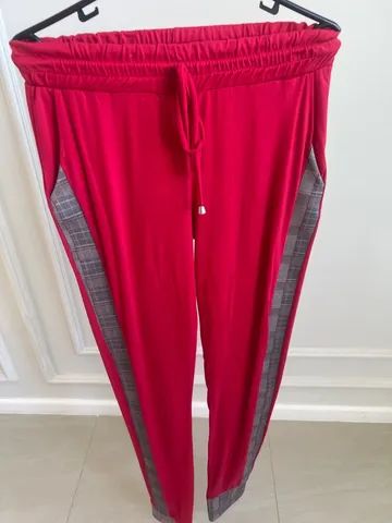 Conjunto em malha vermelho estilo AEROLOOK - Foto 2
