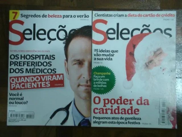 Revista Seleções Ano 2010 - Lote Com 8 Revistas