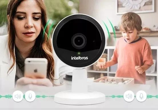 Câmera Intelbras Wi-Fi HD iM1 Mibo - Segurança Câmera De Video Wi-fi Hd Im1 Branca  - Foto 6