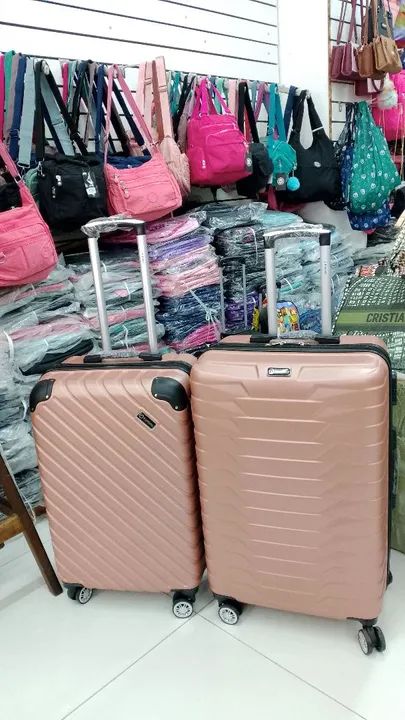 Malas de viagem rosa 10kg e 23kg vendemos separadamente - Foto 2