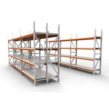 Porta-Palete | OSL 0C037 | 250kg por nível | módulo Inicial | cinza 1,2m x 2m x 60cm | PAL